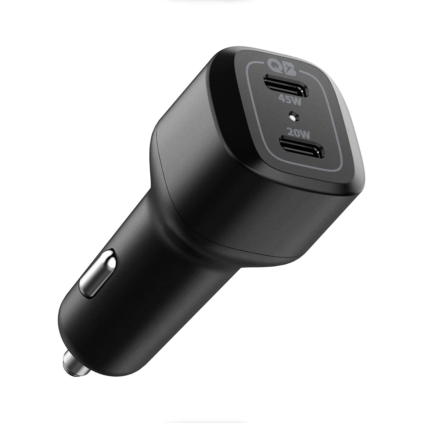 Spigen Caricatore Auto USB-C 2 Porte 65W Ricarica Rapida PD 3.0 45W + 20W Ada...
