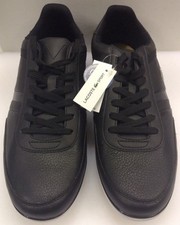 Tenis Lacoste Giron NAL de cuero negro para hombre 13 EE. UU. NUEVOS EN CAJA 7-28SPM006502HM