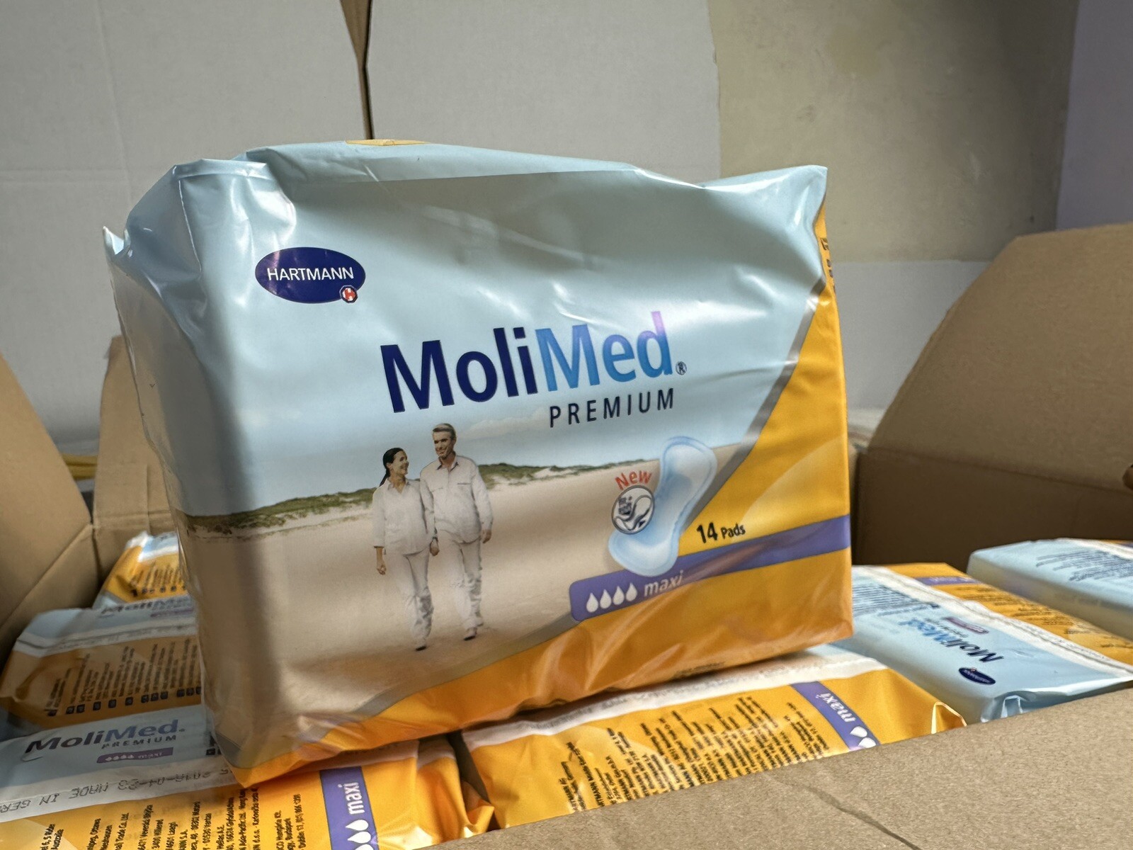 9 x MoliMed Premium Pads v. Hartmann gleich Lady Pads a 14 Stück (126 Einlagen)