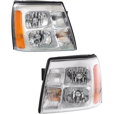 Cadillac Escalade 2002 Scheinwerfer 02 EXT ESV Halogen chrom