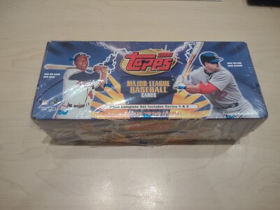 2000 Topps Series 1 & 2 MLB Baseball Factory Mostly Sealed Complete 478 Card Set