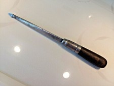 old wooden handled Holson Bastard Triangular file repurposed? made in USA