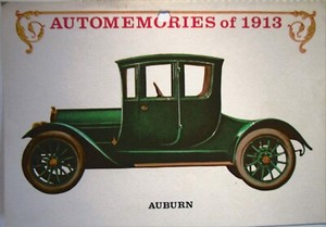 1913 Auburn Coupe calendar car print (green)