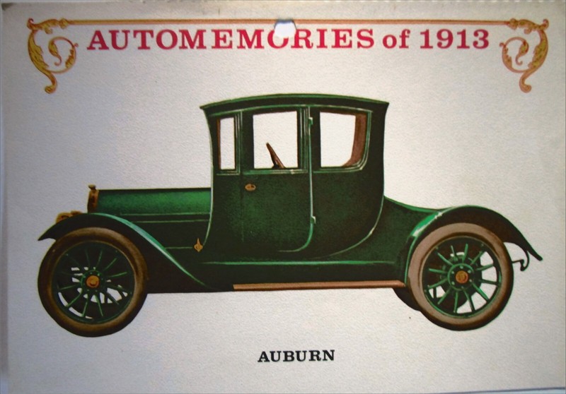 1913 Auburn Coupe calendar car print (green)