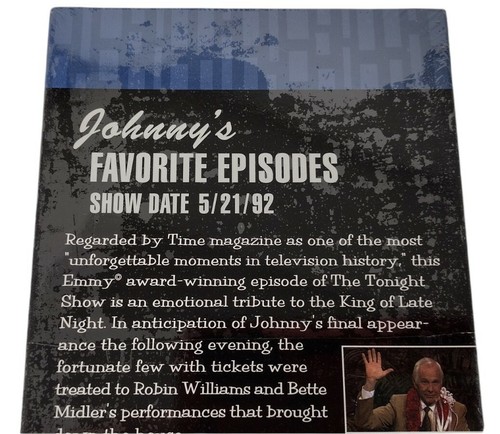 Johnny Carson NEW SEALED VHS LAST GUESTS Bette Midler Robin Williams 5/21/92 - Picture 5 of 8