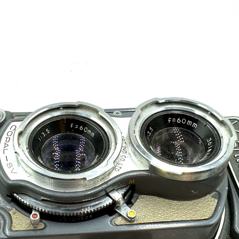 [AS IS] Yashica 44 TLR Film Camera with Yashicor 60mm f3.5 from Japan