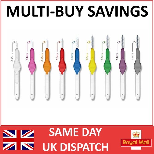 Icon Interdental Brushes 8 Pack Choose Size/Colour Best Price Around