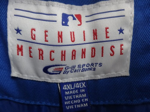 Vintage G-III Sports Chicago Cubs Throwback World Series Jacket Men 4XL - Picture 5 of 10