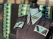 Western Showmanship Horsemanship Pleasure Show Shirt and matching show pad