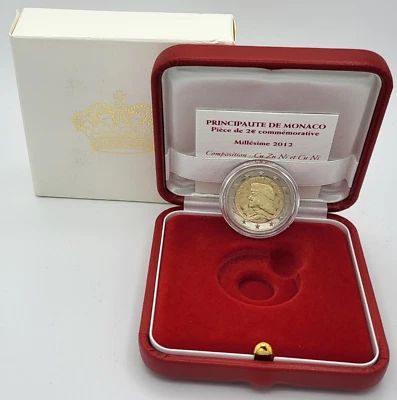 2 Euro Monaco 2012 PP 500. Jahrestag Gründung von Monaco Proof OVP - Bild 1 von 4