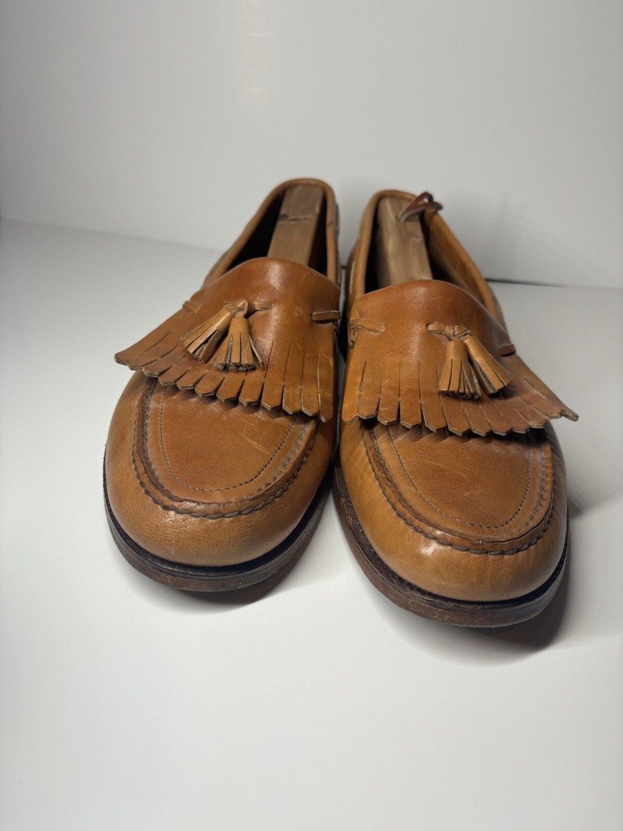SAS Kiltie Tassel Loafers Mens 11 M Black Leather Handsewn USA Dress Shoes SAS Mens 12 M Brown Kiltie Tassel Loafers Genuine Handsewn  main image 3