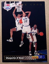 Shaquille O'Neal 1992-93 Upper Deck Rookie card #1b! Nr Mt Cond! Orlando Magic!