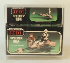 Vintage Star Wars Return Of The Jedi Speeder Bike Sealed Box Kenner 1983