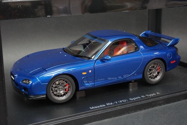1 18 Autoart 759 Mazda Rx 7 Fd Spirit R Type A Blue Model Cars For Sale Online Ebay