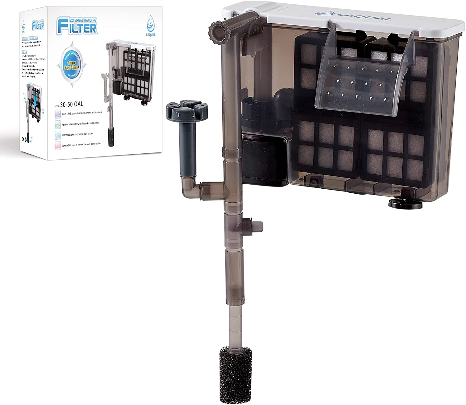 3050 Gal Aquarium Filter with Surface Skimmer & Oxygen eBay