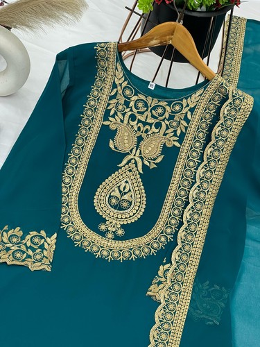 Indian Salwar Kameez Suit Designer Pakistani Bollywood Party Wear Wedding Dress - Picture 24 of 64