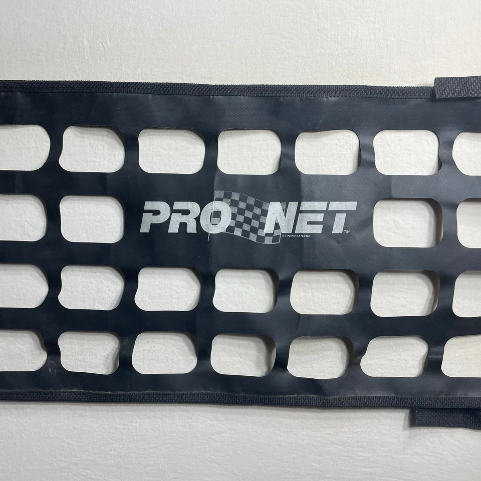 Mini camión Pronet puerta trasera red negro 49" W 15" H negro con herrajes plataforma de red profesional Foto 2 de 4