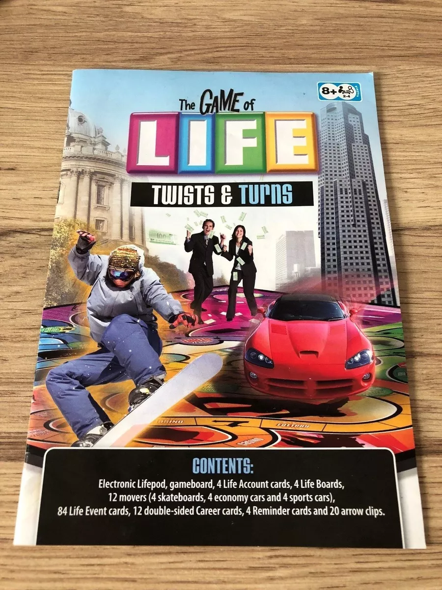  Hasbro The Game of Life: Twists & Turns Electronic Edition - Board  Game : Toys & Games