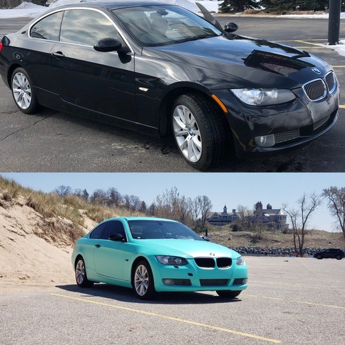 VVivid 2018 VVivid+ Matte Metallic Miami Teal Vinyl Car Wrap Film | V185 - Foto 4 di 10