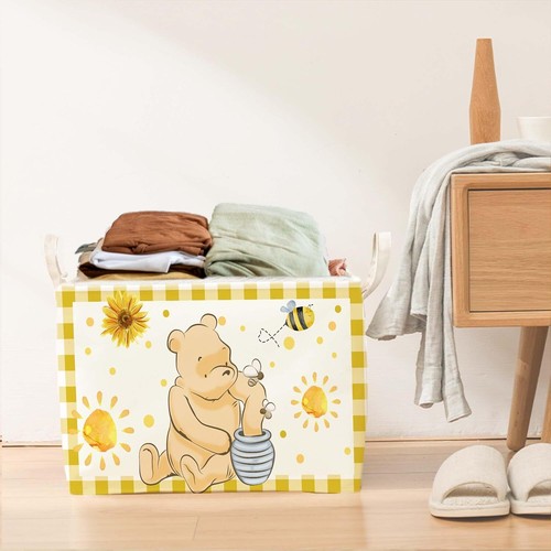 Winnie Basket,the Pooh baby Stuff,Winnie Nursery Decor Laundry Hamper With A - Picture 34 of 49