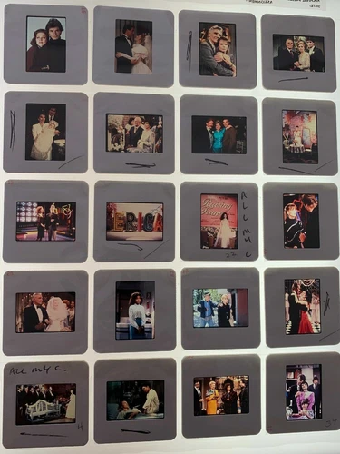 20 All My Children TV Soap Opera 35mm Photo Slides Press Kit Promo Vtg Lot #1