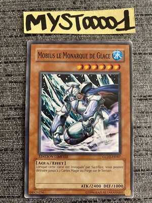 Yu-Gi-Oh Karte Mobius Der Eismonarch GLD2-FR007 Gebraucht