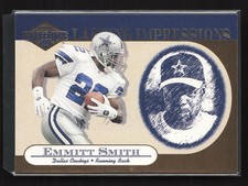 2001 Pacific Canvas Impressions #3 Emmitt Smith Lasting Impressions