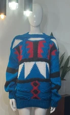 Vintage Peirre Cardin Sweater Acrylic 80's 90's Super fuzzy and warm