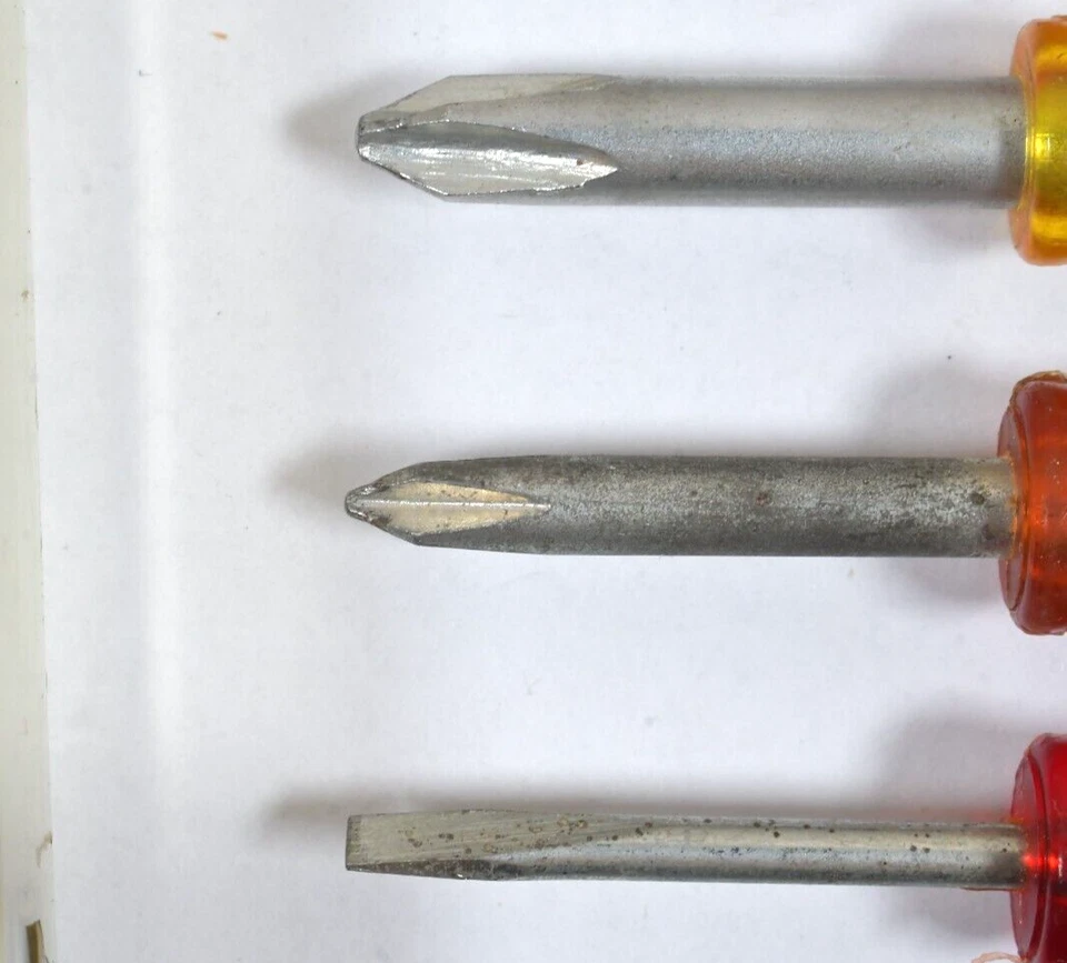 Vtg XceLite PS-7 7 Piece Screwdriver-Nutdriver Set in Case Made in USA - Image 3 of 4