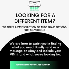 Fit 95-98 Honda Odyssey, 96-99 Isuzu Oasis Mini Van REAR Windshield Window Glass