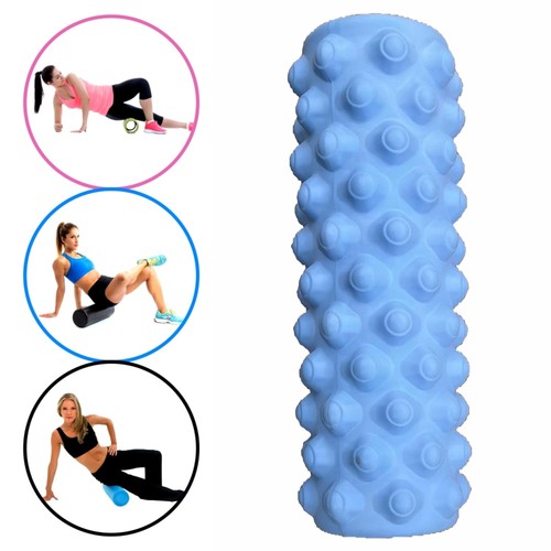 Foam Roller Trigger Yoga Point Massager Grid Texture Massage Block Pilates - Picture 12 of 35