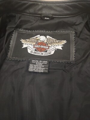 U.S.A Made Harley Davidson American Legend Motorcycle Leather