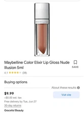 Maybelline Color sensational Lip Gloss (assorted color) $4 Per Piece