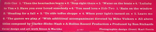 Philippines THE HOLLIES Evolution LP Vinyl PARLOPHONE Record - Picture 3 of 5