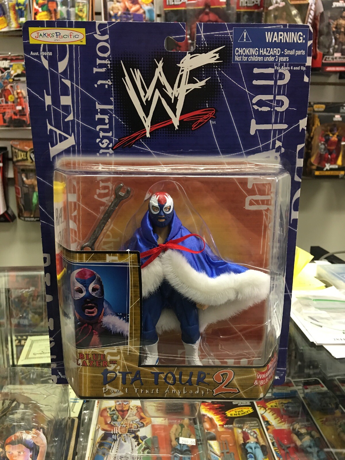 owen hart blue blazer action figure