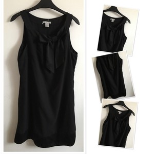 h&m black tunic dress