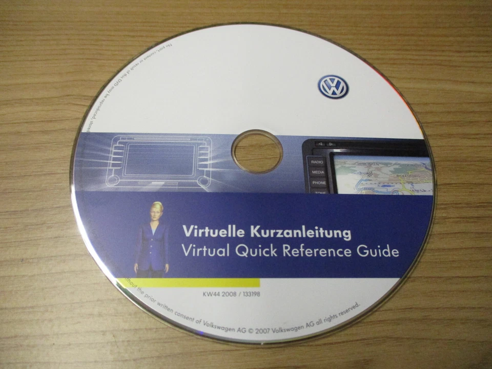 Navi Navigation DVD Karte Europe Deutschland 2008 VW Passat CC EOS 1T0051859D - Bild 2 von 4