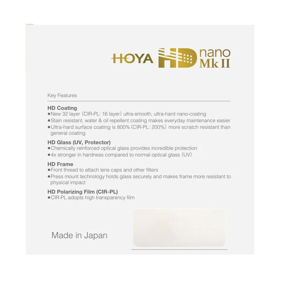 Genuine HOYA HD nano UV Filter 49mm MKII, NEW Serie, HARDENED GLASS - Image 4 of 4