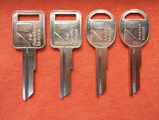 4 Amc Amx Javelin Gremlin Pacer Hornet Matador Key Blanks 70 - 84 4 Amc Amx Javelin Gremlin Pacer Hornet Matador Key Blanks 70 - 84
