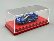 High Quality Car Display Case Red Leather Base 1/64 scale