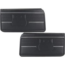 Pui Pd210 1968 Camaro Standard Front Door Panels Black Pair