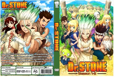 ANIME, Dr. STONE, 1ST ,2ND, 4 DVD, 35 EPISODES, ENG/AUDIO, 1 BOX