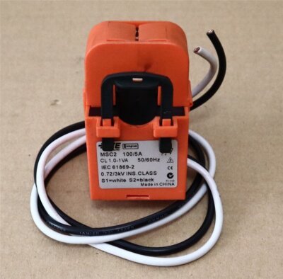 3 Stück CROMPTON Stromwandler/ MSC2-100/5A - Klasse 1 - Kabel 0,50 m - gebraucht