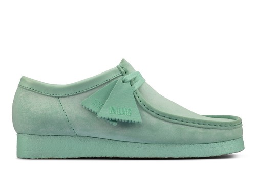 Clarks Wallabee Mint Suede 11