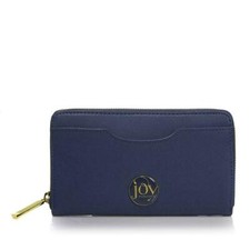 JOY E*Lite Couture Genuine Leather Wallet with RFID Navy