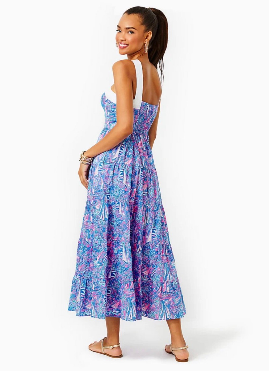 lil legs velour maxi dress Lil Legs Velour Smocked Maxi Black
