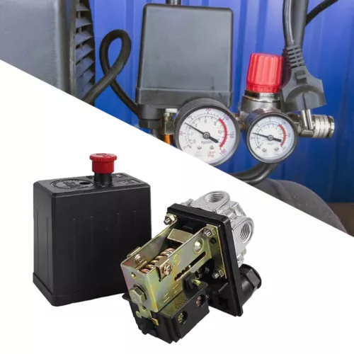 Heavy Duty 175 PSI 240V Air Compressor Pressure Switch Control Valve NEW 4 Port - Picture 4 of 14