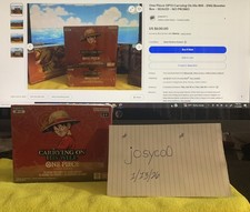 One Piece OP13 Carrying On His Will - ENG Booster Box - SEALED - NO PROMO