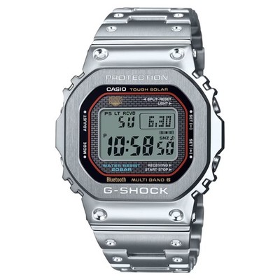Casio G-SHOCK Pro Herrenuhr Funk Solar Digital Edelstahl GMW-B5000D-1CER