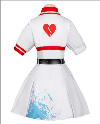 Anime Eggy Party Costume Heartbroken Nurse Heather Cosplay Costume Female